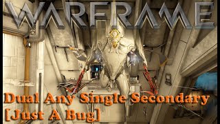 Warframe - Dual Any Single Secondary [Just A Bug]