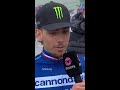 Luca Martin enjoyed the podium champagne 😅