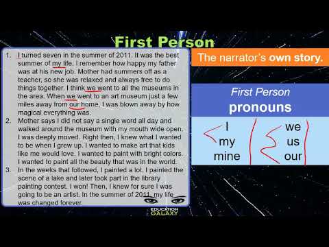 4th Grade - Reading - First or Third Person - Topic Overview