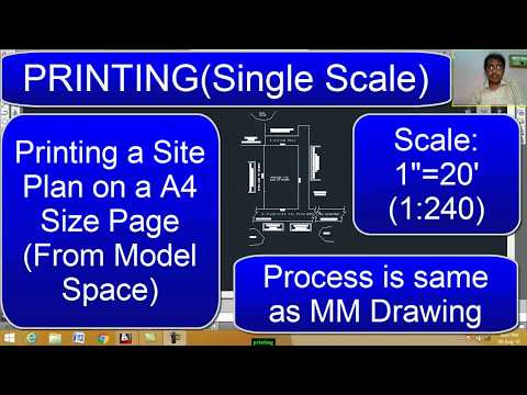 Printing AutoCAD drawing