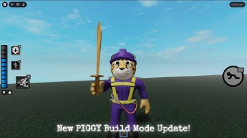 NEW PIGGY BUILD MODE UPDATE! | NEW TRAITOR SWORD! | Piggy build mode | ROBLOX