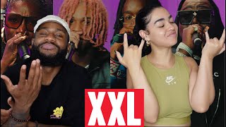 WHO HAD THE BEST VERSE? | 2022 XXL Freshman Cypher SoFaygo, Doechii, KayCyy \& Saucy Santana REACTION