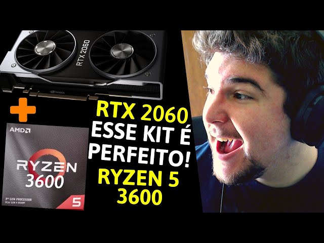 PC 2020: RYZEN 5 3600 + RTX 2060 | FAZ 144 FPS ? PC PERFEITO PRA