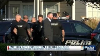 Wichita mom sentenced to 16 years for killing her son