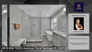 4910 NW 104th Avenue, Coral Springs, FL 33076