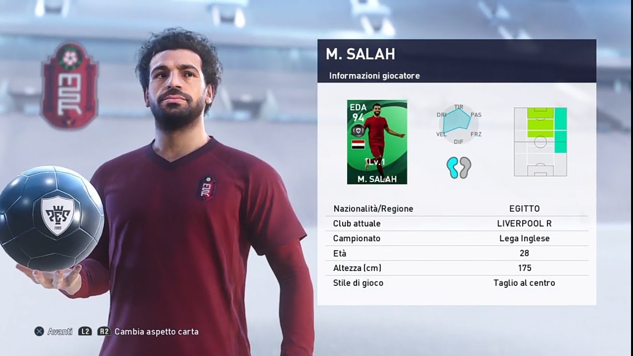 PES 2021 MOMO SALAH 94 - YouTube