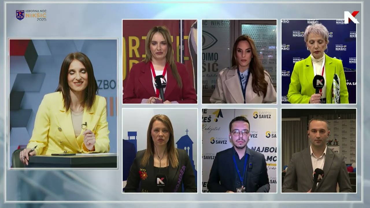 IZBORNA NOĆ - Lokalni izbori Nikšić 2025
