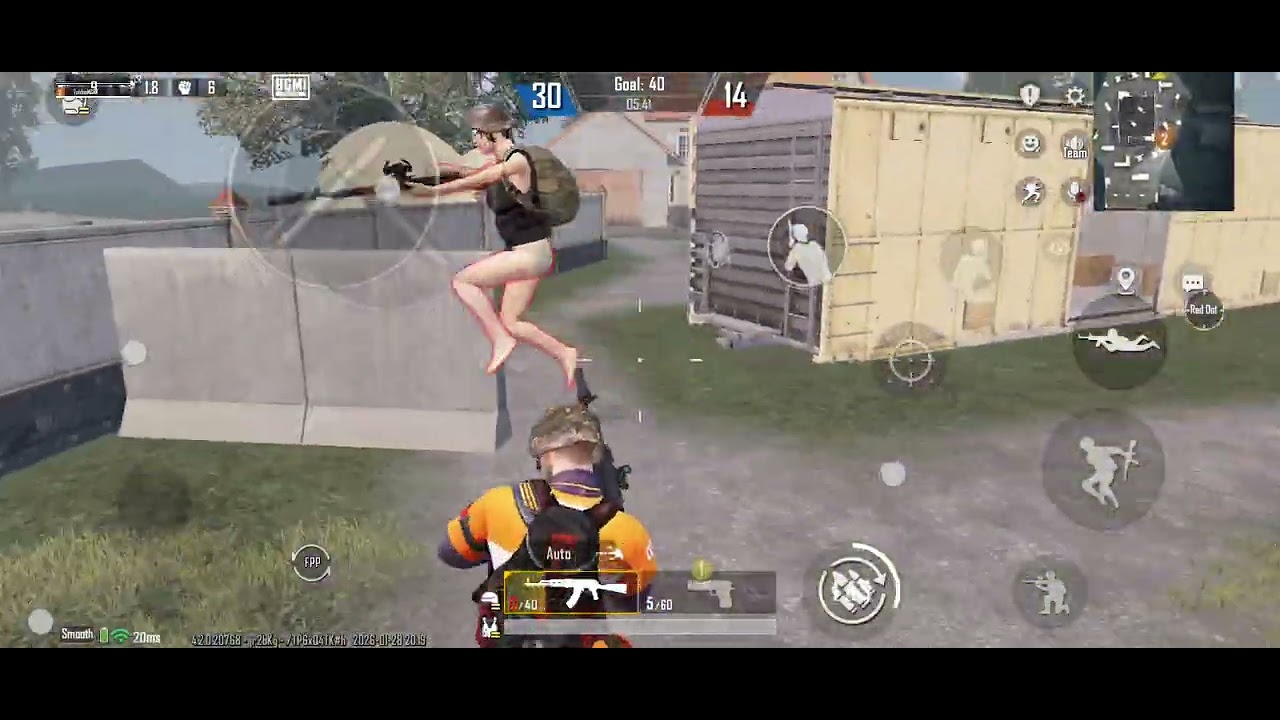 Uttergaming77 19kill alone in tdm victory fight with akm 