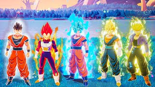 Dragon Ball Z: Kakarot PS5  All Transformations & Ultimate Attacks (4K 60fps)