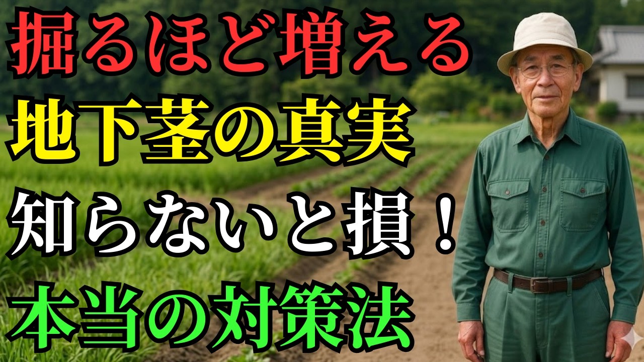地下茎を掘らずに発生を減らす！エネルギー循環で弱らせる雑草対策と土壌管理の手順