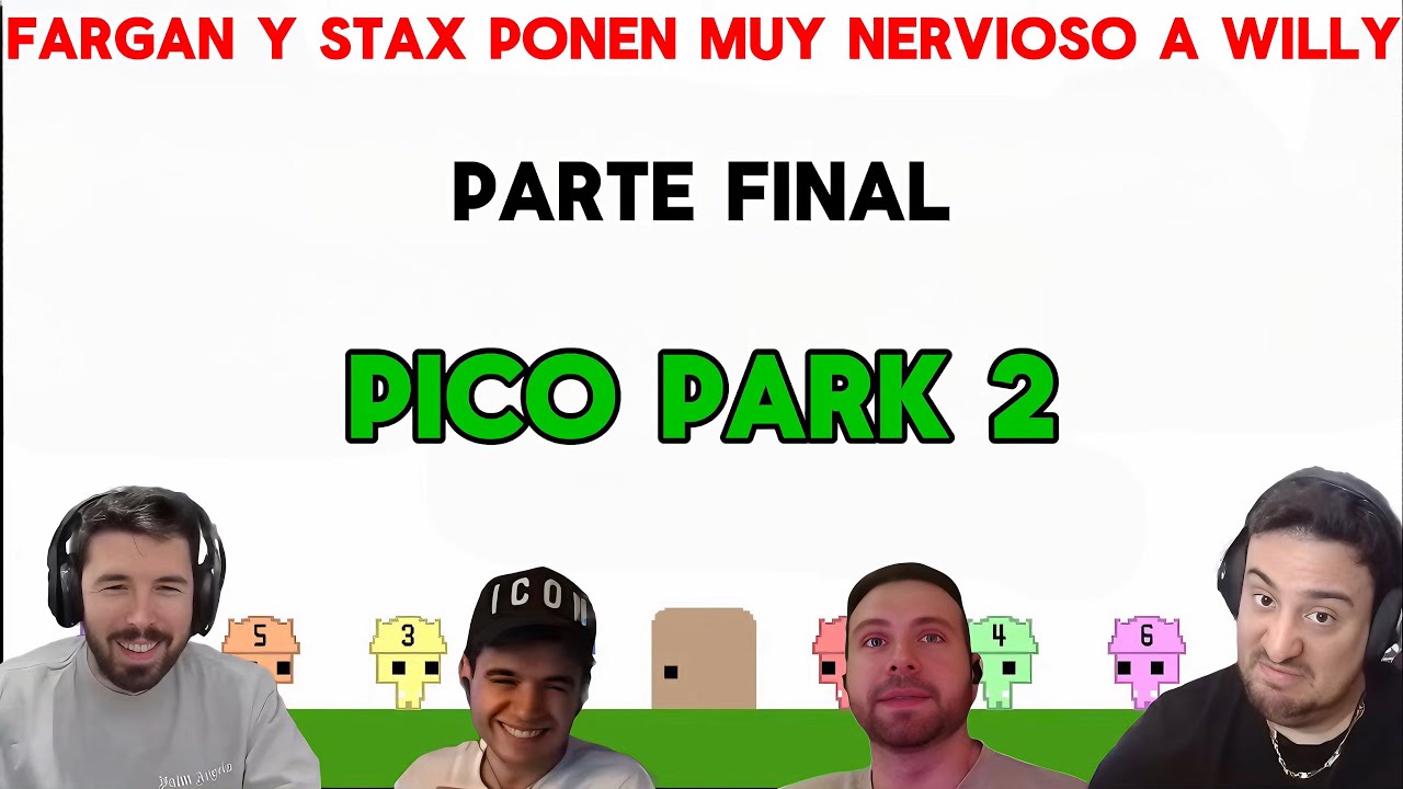Fargan y Stax ponen muy nervioso a Willy parte final | Pico Park 2