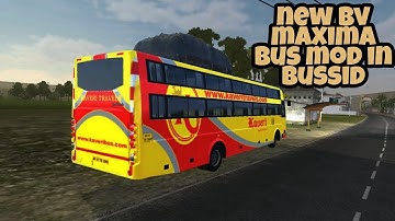 Released BV Maxima Bus Mod In Bus Simulator Indonesia - Bussid Bus Mod - Bussid Car Mod - Bussid