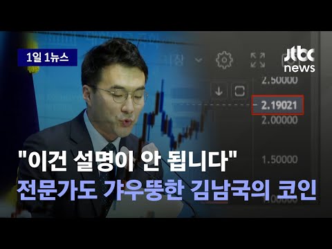 1일1뉴스 백만원이 절박하다 말했던 김남국 위믹스 보유량 세계 7위였다 JTBC News 