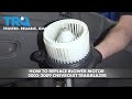 How to Replace Blower Motor 2002-2009 Chevy Trailblazer