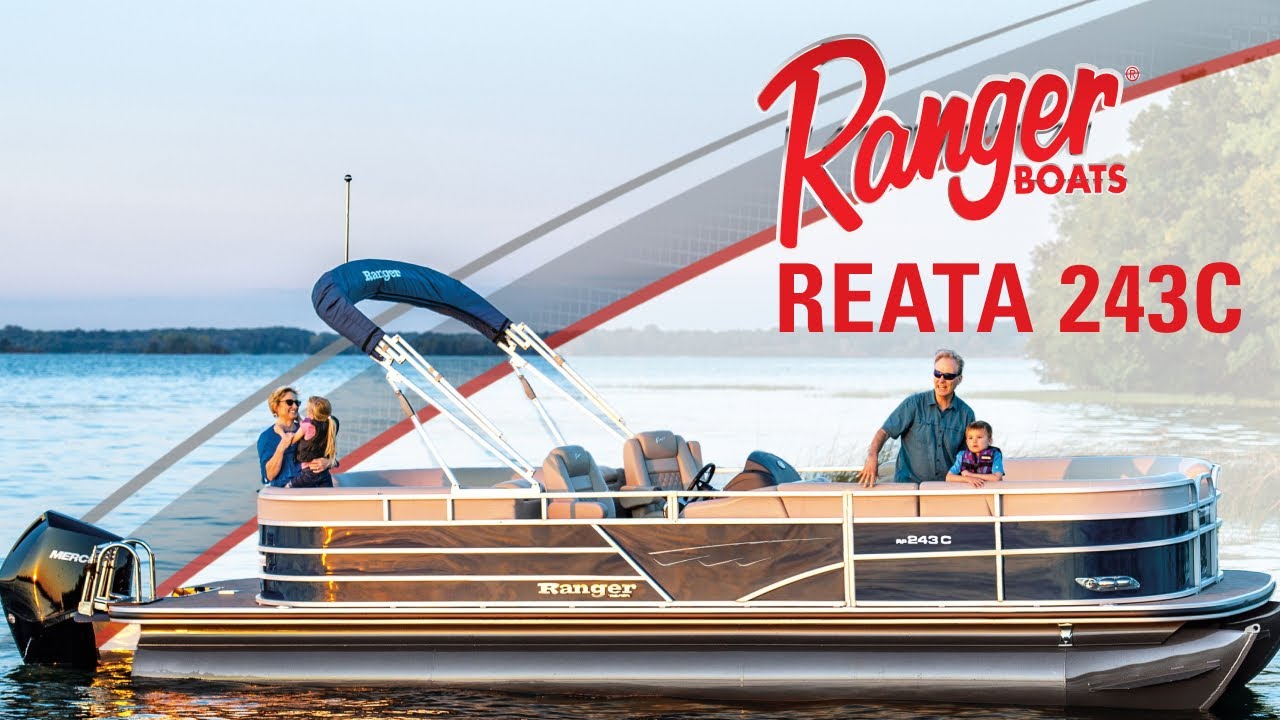 The Ranger 243C Reata Series Pontoon Boat | Boating Magazine - YouTube