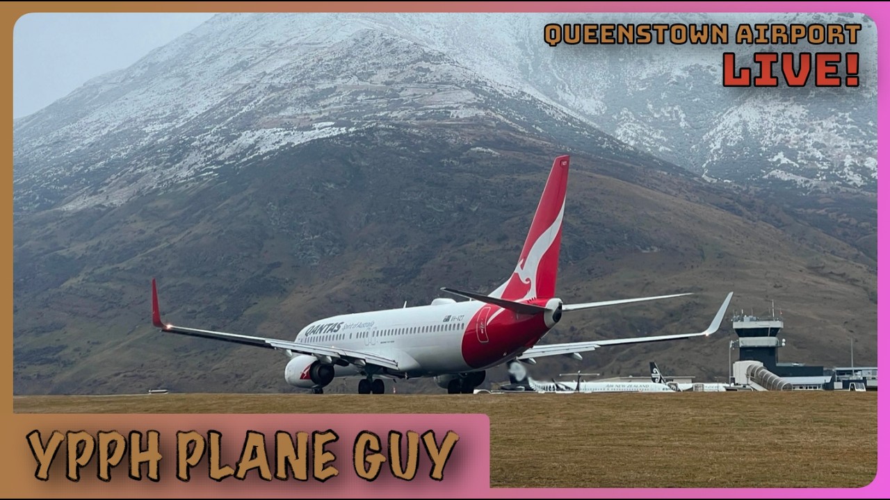🔴🎥✈️ NEW LOCATION! PLANE SPOTTING LIVE @ QUEENSTOWN! W/ SARDIE THE LEGEND