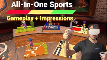 All In One Sports VR Oculus Quest 2 Gameplay + Impressions - Darts, Archery, Bowling, and More!