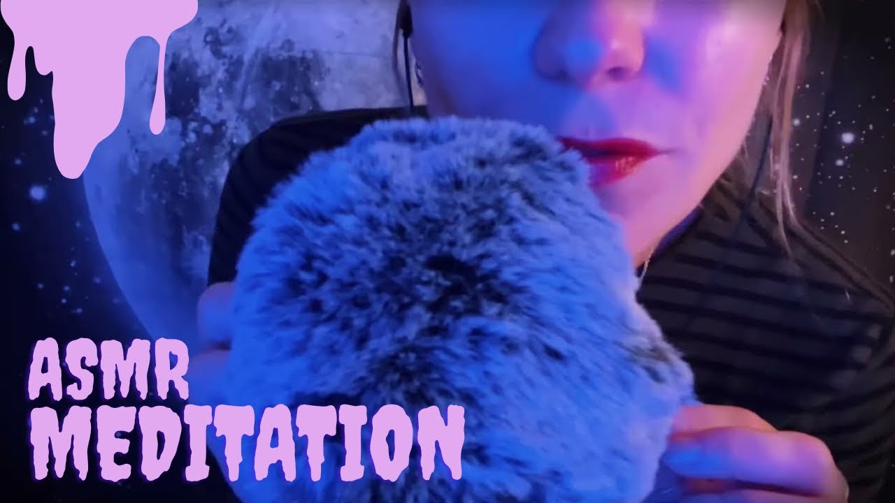 ASMR MEDITATION zum EINSCHLAFEN | Flüstern mit Fluffy Mic auf Deutsch / German