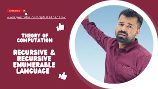 Lec 89 | Recursive & Recursive Enumerable Language | Turing Machine | @fistsAcademy