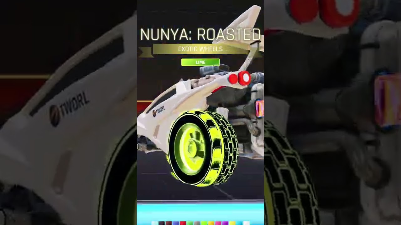 All Painted Wheels 'NUNYA ROASTED' Rocket League