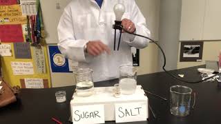 Electrolytes Demo- Sugar Vs. Salt