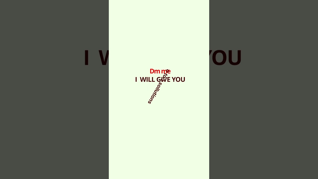dm me