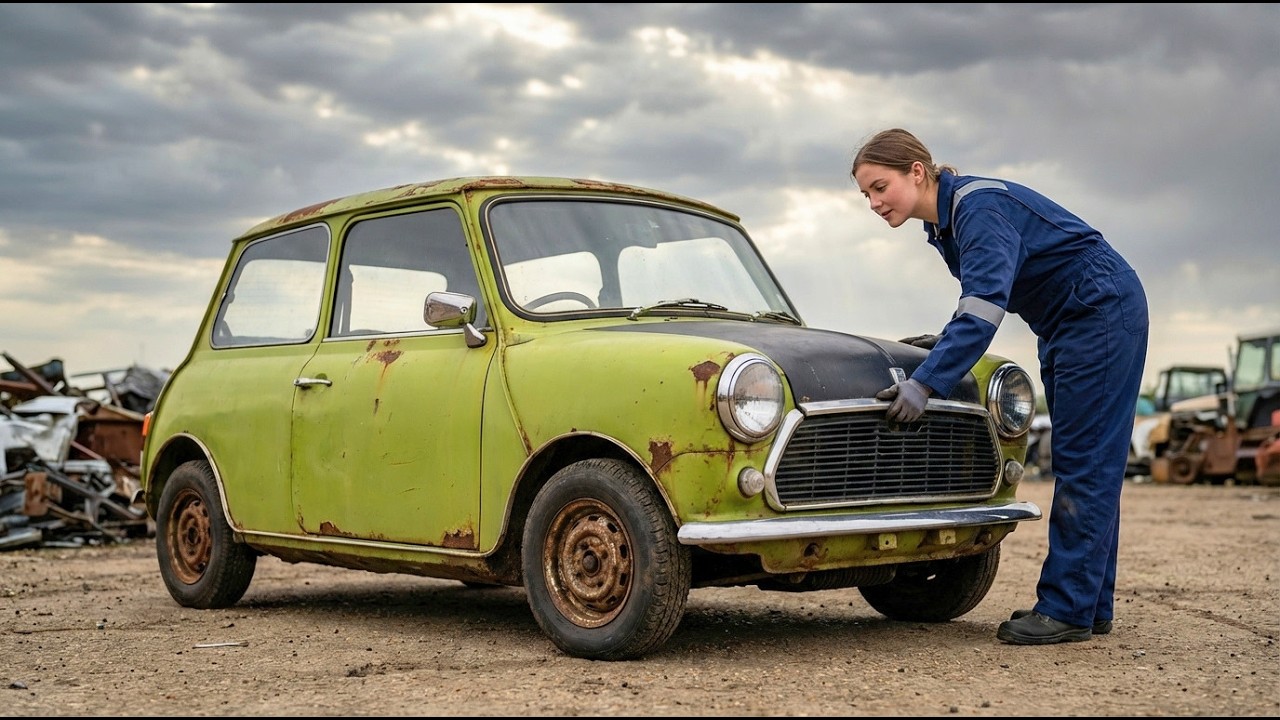 Mr Bean's Mini Cooper Saved from the Scrapyard | Rust to Showroom 4K ...