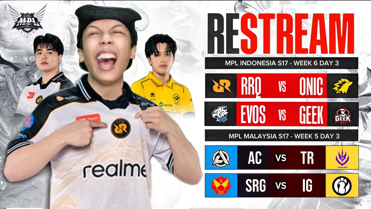 RRQ MODE SERIUS - RRQ VS ONIC !! RESTREAM MPL ID S17