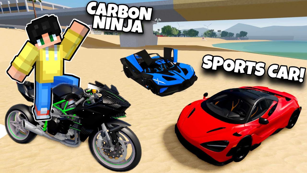 NINJA H2R NILABAN KO SA MGA SPORTS CAR NA MABIBILIS sa ROBLOX