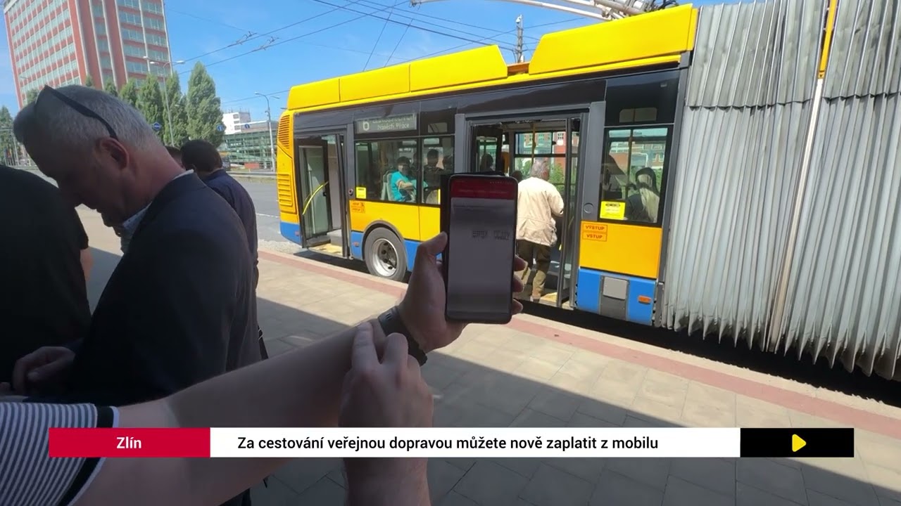 Jednodušší placení jízdného ve Zlínském kraji umožní aplikace FAIRTIQ