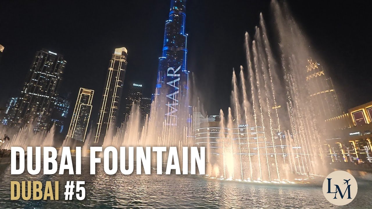 Dubai bei Nacht | Burj Khalifa & Dubai Fountain