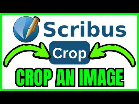 How To CROP An Image In Scribus (QUICK & EASY) 2026