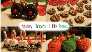 DIY HOLIDAY TREATS | NO BAKE