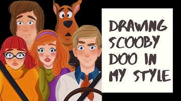 Procreate time lapse | Draw with me Scooby Doo
