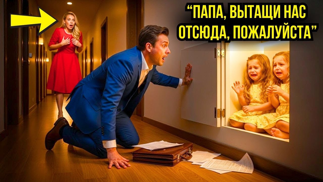 Миллионер приехал без предупреждения и увидел, как мачеха заперла его близнецов в подвале… он приход