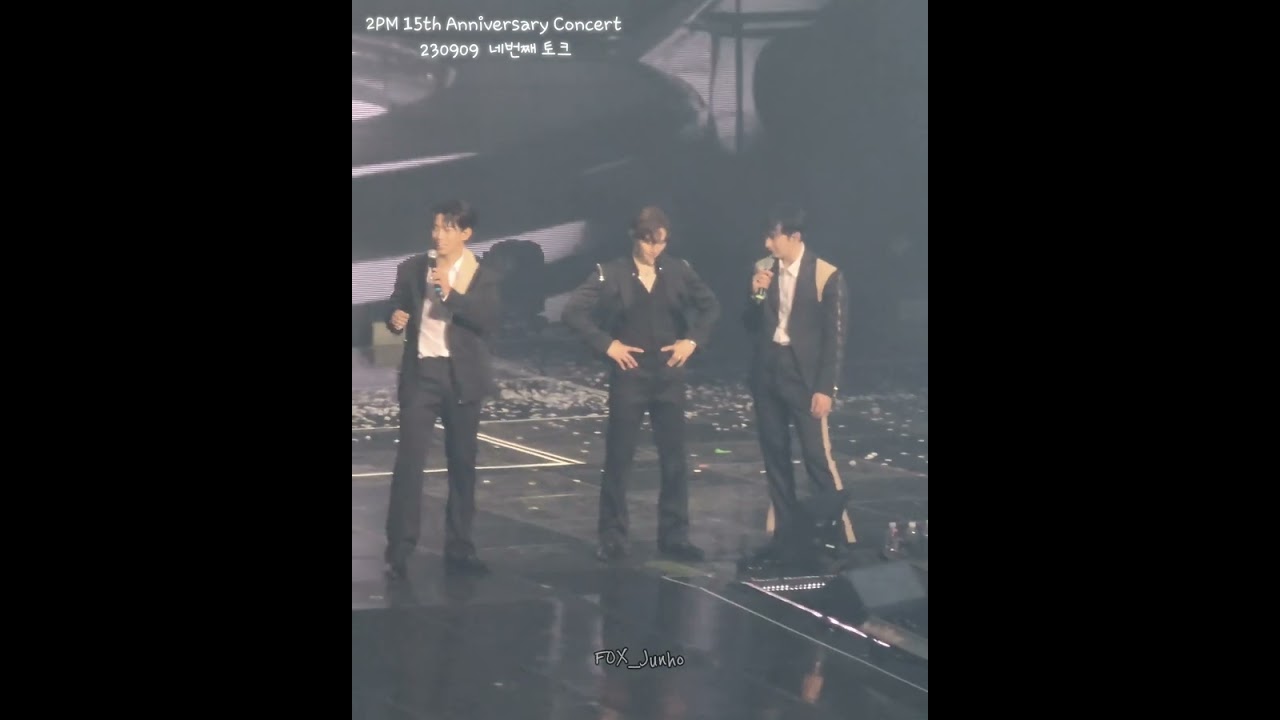 2PM 15th Anniversary Concert 230909 네번째 토크 (준호 Focus)