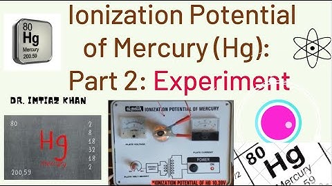 Ionization Potential of Mercury | EXPERIMENT | Part 2 | Hindi | URDU