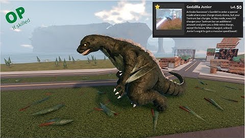 How Powerful Is LEVEL 50 GODZILLA JUNIOR? (OP) - Kaiju Universe