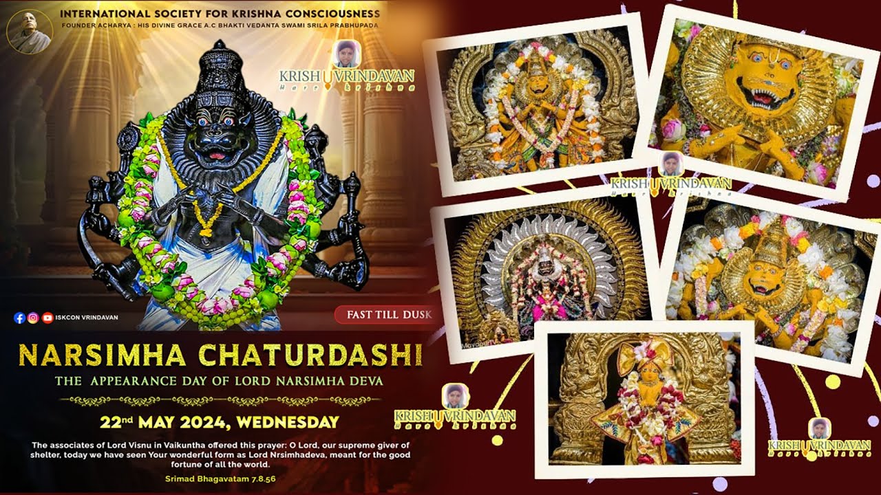 Madhur Krishna Bhajan Kirtan II Sri Narasimha Chaturdashi Celebrations