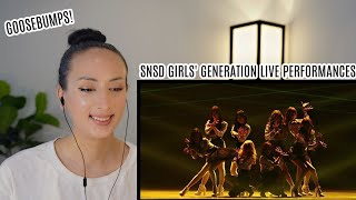 SNSD Girls' Generation Live Compilation REACTION | Most emotional concert performances