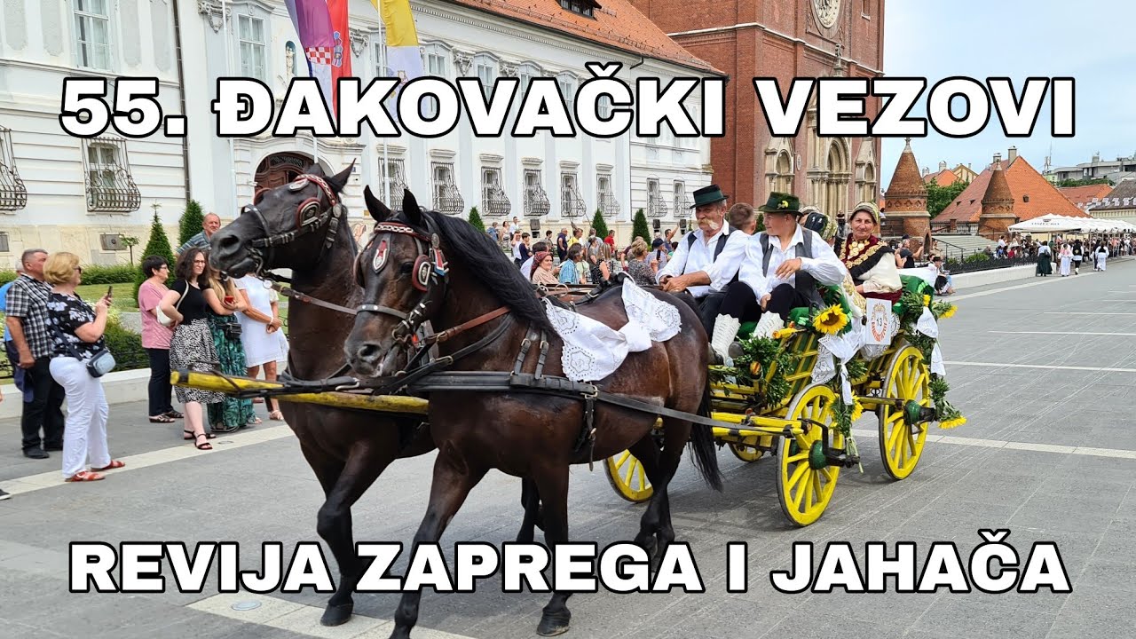 55. ĐAKOVAČKI VEZOVI REVIJA SVATOVSKIH ZAPREGA I JAHAČA
