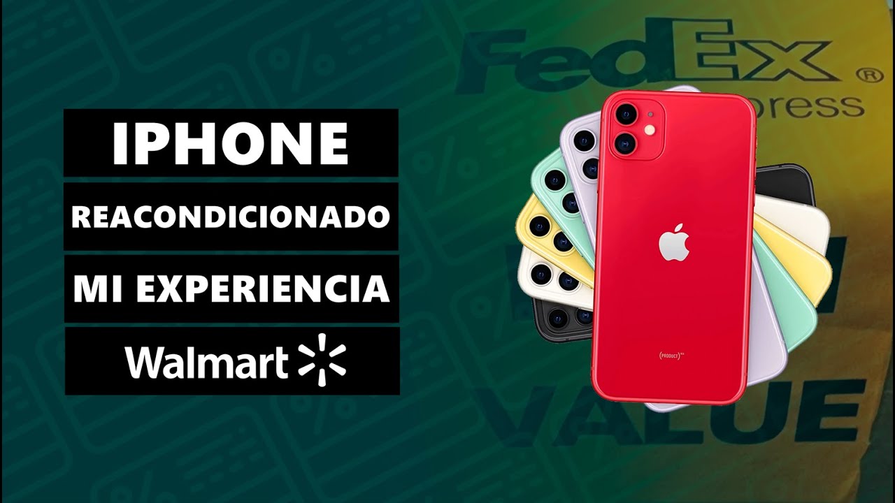 Compré un IPHONE REACONDICIONADO WALMART ¿VALE LA PENA? ¿CUANTO % TRAE DE  BATERIA? ¿GARANTÍA? 