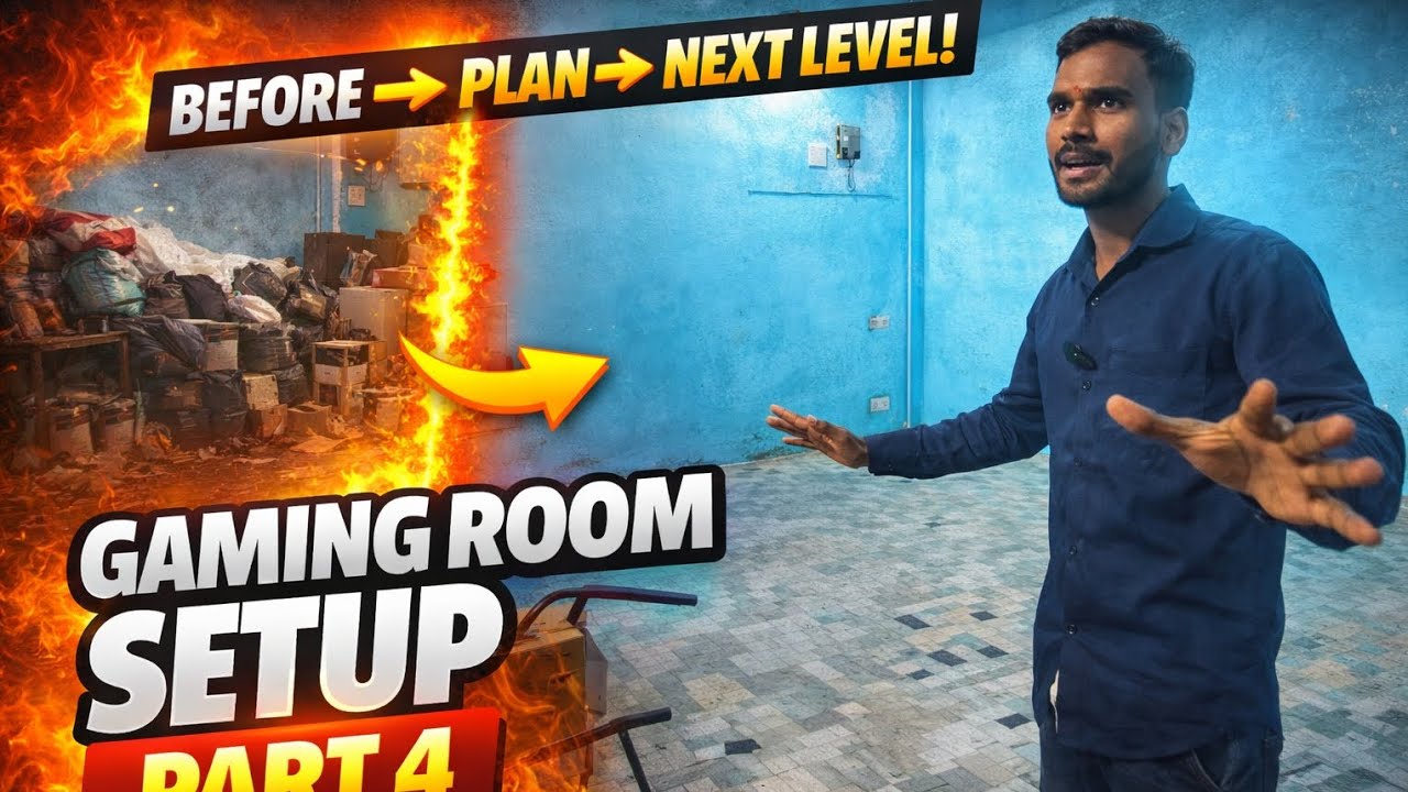 Room Clean Karte Karte Ye Ho Gaya 😳 | Gaming Room Setup Part 4
