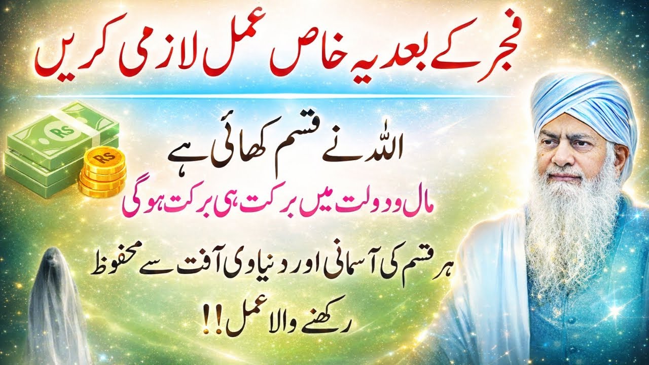 Fajar Ke Baad Ka Khaas Amal | Sirf 5 Minute Ka Wazifa | Rizq, Sukoon Aur Kamyabi