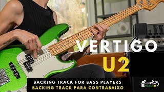 Vertigo - U2 - Backing Track Bass Tab Play Along - Tablatura Para Contrabaixo