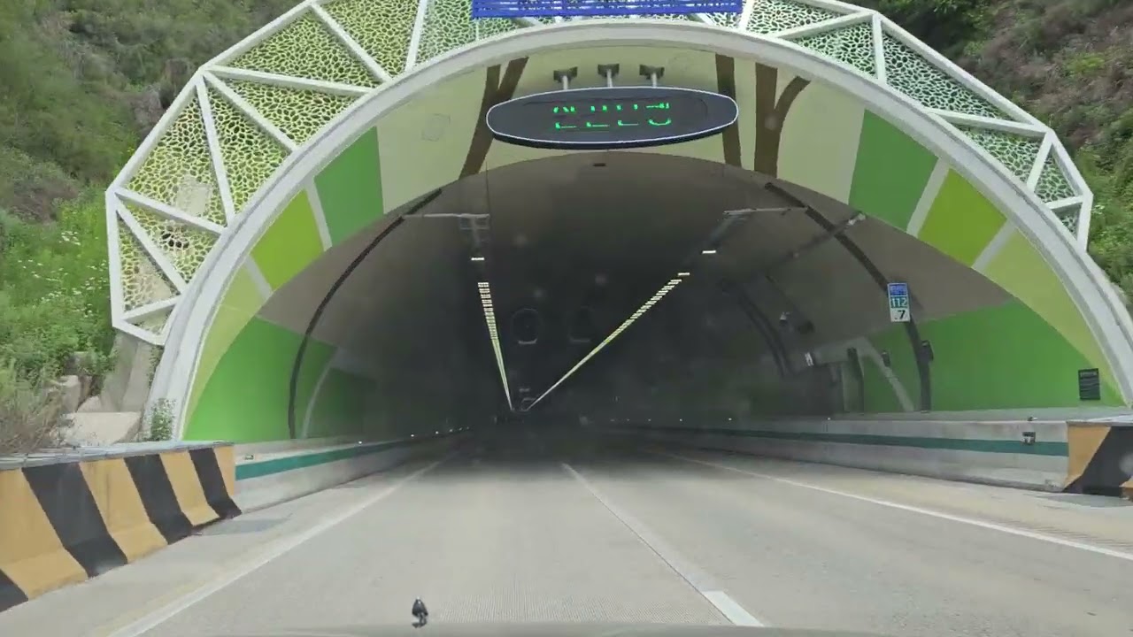 밀양 - 울산간 고속도로 주행 영상!!!국내최장 터널고속도로 15km!!! (korea expressway road view)#터널#고속도로#드라이브