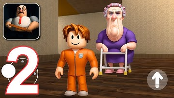 Obby Chapters Escape Barry - Escape Grumpy Gran - Gameplay Walkthrough Part 2 (Android, iOS)