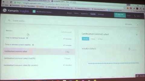 Xamarin 4 Insights tool.