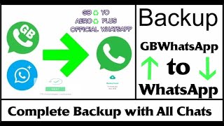 HOW TO BACK UP AND RESTORE WHATSAPP MESSAGES (GB, AERO, PLUS, OFFICIAL) screenshot 5