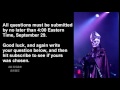 GHOST: SUBMIT YOUR QUESTION ABOUT MELIORA OR ANYTHING GHOST